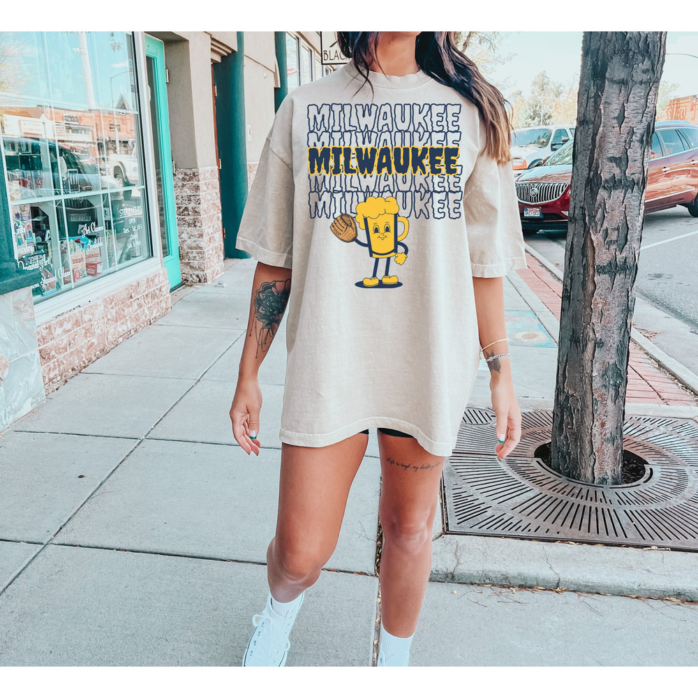 Milwaukee Baseball Team Baseball T-shirt, Every Day Oversized Shirt - Perfect gift for Brewers Fans.jpg