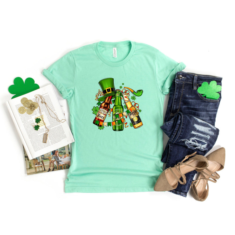 St. Patrick's Beers Flags and Hat Shirt, St. Patrick's Day Shirt, Lucky Day Shirt, Irish day Shirt, St Patrick's Beer Shirt.jpg