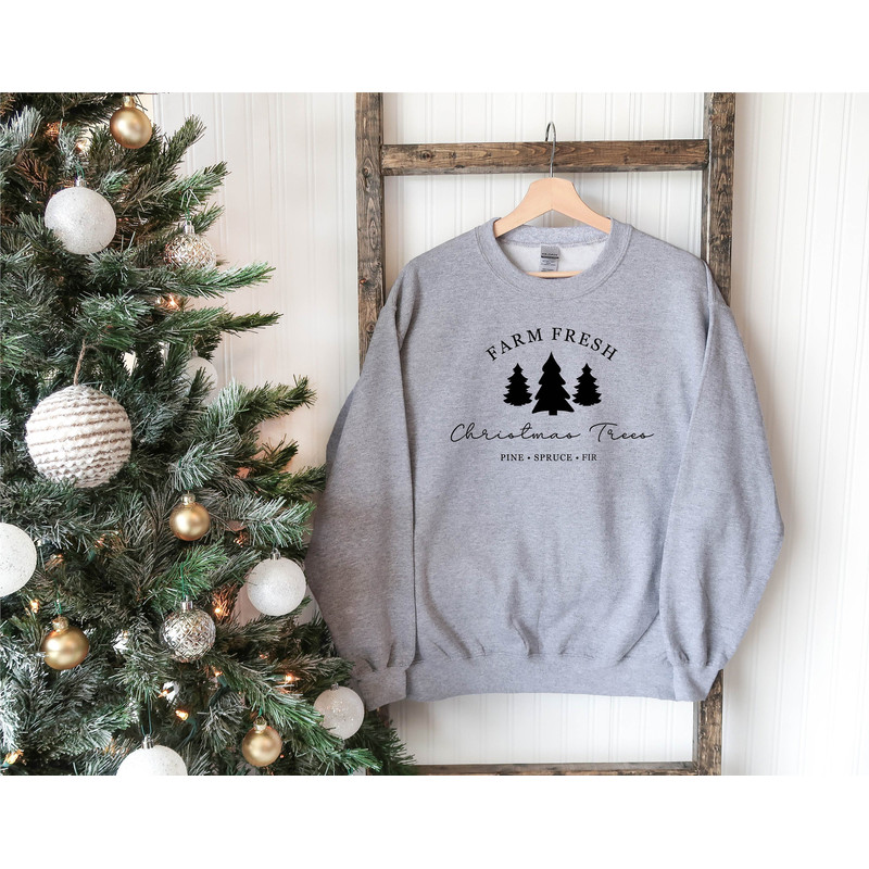 Farm Fresh Christmas Tree Sweatshirt-Hoodie Christmas Gift Merry Christmas Sweatshirt Christmas Hoodie Gift Sweatshirt-Hoodie .jpg