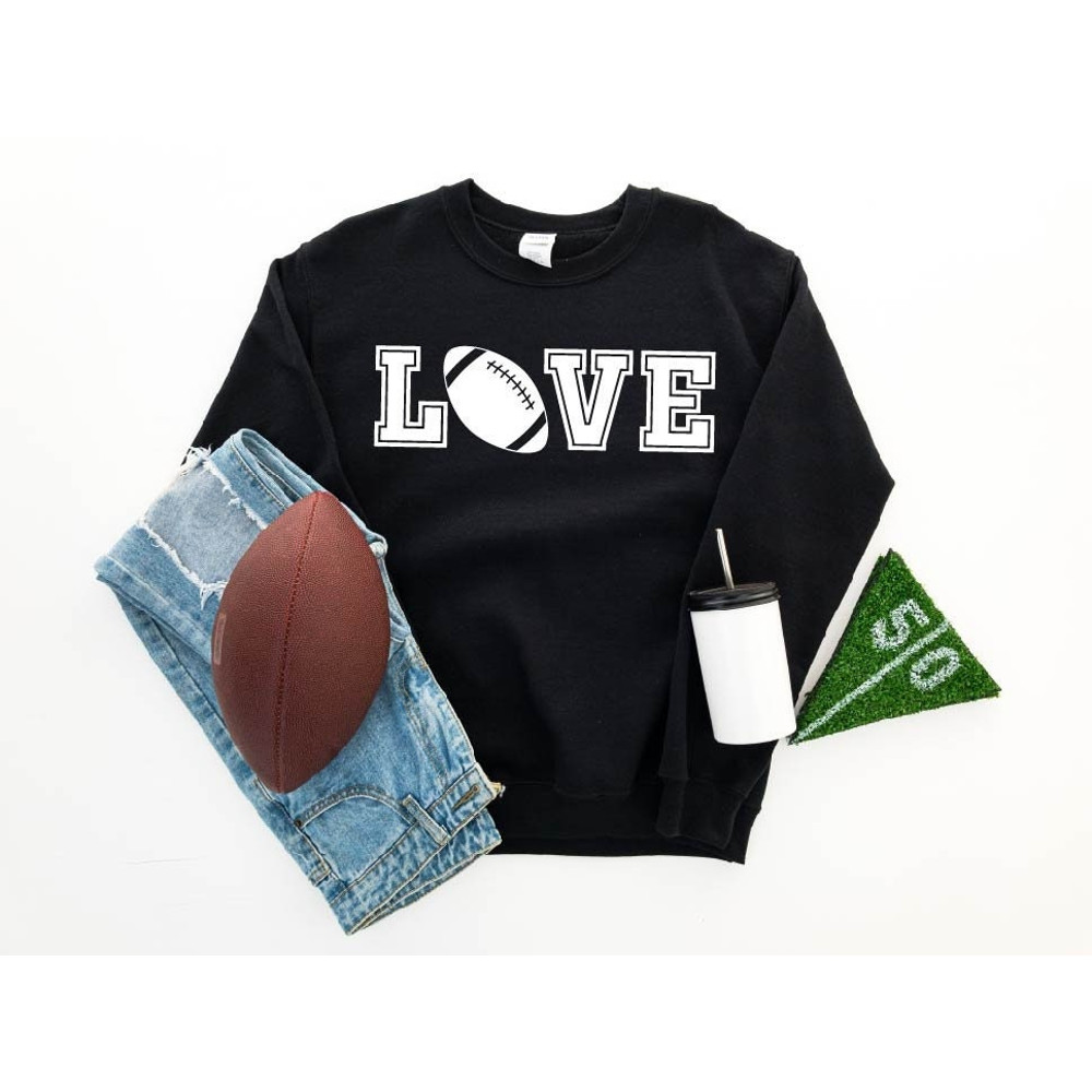 Football Sweatshirt, Football Hoodie, Football Gift for Her, Football Tees, Favorite Sports, Collage Sweatshirt,Match Team Sweatshirt,Season.jpg