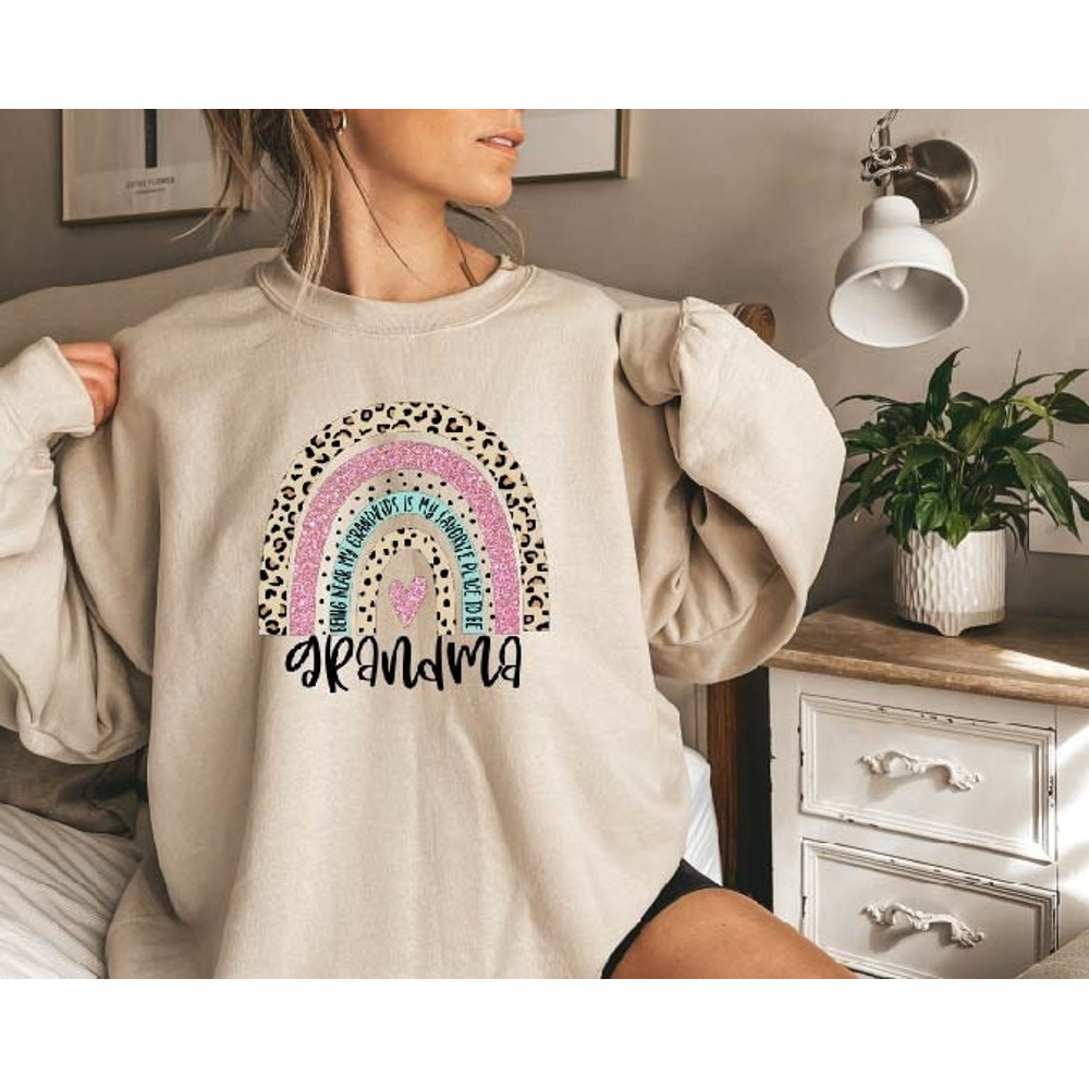 Grandma Rainbow Sweatshirt,Colorful Grandma Sweater,Grandma Shirt,Gift For Mom,Nana Crewneck,Grandma Hoodie,Grammy Shirt,Grandma,Mom Sweat.jpg