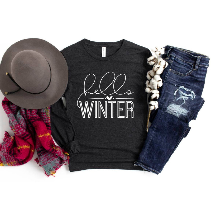 Hello Winter Sweatshirt-Hoodie Christmas Gift Merry Christmas Sweatshirt Christmas Hoodie Gift Believe Crewncek Welcome Winter.jpg