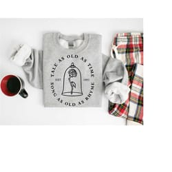 tale as old as time hoodie, belle shirt, disney princess sweatshirt, beauty and beast shirt, cute disney shirt, disneywo