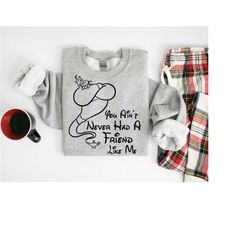 you ain't never had a friend like me sweatshirt, aladdin movie shirt, genie and lamp shirt, disneyland vacation shirt, d