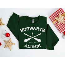 wizard school sweatshirt, wizardry alumni sweatshirt, potterhead gifts, book magic shirt, wizard vacation sweatshirt, ma