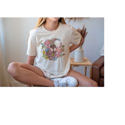 vintage floral spider man across the spider verse shirt, miles morales, marvel gifts, spider gwen, spider 2099, spider p