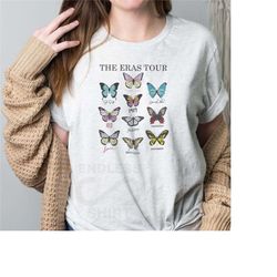 the eras tour butterfly vintage t-shirt, swiftie eras tour shirt, taylor swift eras tour shirt, taylor shirt, album tee,