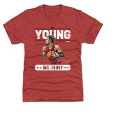 trae young men's premium t-shirt - atlanta basketball trae young trust wht
