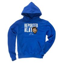 klay thompson men's hoodie - golden state basketball klay thompson reporter klay wht