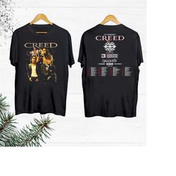 rock band creed graphic shirt, creed band summer of 99 tour 2024 shirt, creed band fan gift shirt, creed concert merch,