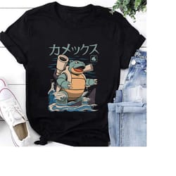 pokemon blastoise kaiju t-shirt, japanese monster blastoise shirt fan gifts, pokemon blastoise vintage shirt, blastoise