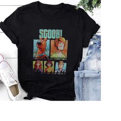 scooby doo characters friends t-shirt, scooby doo shirt fan gifts, scooby doo gifts, scoobydo shirt, cartoon vintage shi