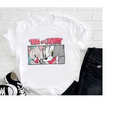 tom and jerry comic panel t-shirt, tom and jerry shirt fan gifts, tom and jerry cartoon network shirt, tom and jerry vin