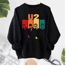 rock band u2 vintage sweatshirt, u2 achtung baby tour 2023 shirt, u2 band hoodie, u2 shirt fan gift, u2 tour merch, u2 t