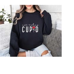 not today cupid sweatshirt, anti valentines day sweatshirt, funny valentines day sweater, cupid hoodie, single sweatshir