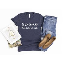 this is how i roll shirt, love panda shirt, panda lover t-shirt, panda t-shirt, gift for women, cute animal t-shirt, pan