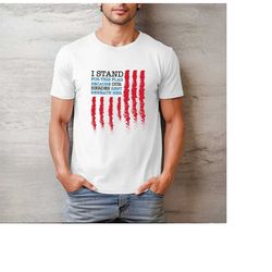 i stand for this flag shirt, veterans day t-shirt, army veteran t-shirt, memorial day t-shirt, patriotic tee, thank you