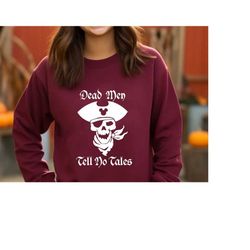 vintage dead men tell no tales sweatshirt, retro 90s pirates of the caribbean hoodie, dead men sweatshirt, caribbean swe