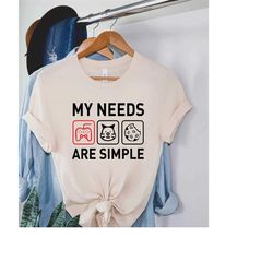 game gift t-shirt, cat gaming shirt, gaming t-shirt, gift video game shirt, video game gifts t-shirt