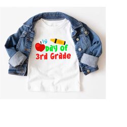 3rd grade shirt, back to school shirt, first day of school shirt, 1st day of school shirt, third grade shirt
