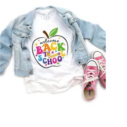 teacher shirt, welcome back to school shirt, first day of school, back to school, kindergarten teacher shirt, teacher ap