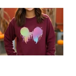 magic mickey head sweatshirt, disney castle sweater, disneyland trip hoodie, disney gift sweatshirt, mickey lover sweats