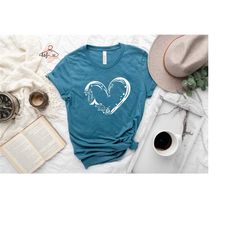 camp heart shirt, camp lover shirt, camping t-shirt, camping heart t-shirt, cute hiking shirt, adventure shirt, camper t