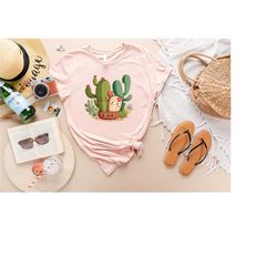 cactus garden tee, cactus shirt, plant shirt, plant mom shirt, funny cactus tee, botanical shirt, cute cactus tshirt, bo
