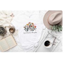 grow positive thoughts shirt, positive thought tee, mental health shirt, plant shirt, positive shirt, plant lover shirt,