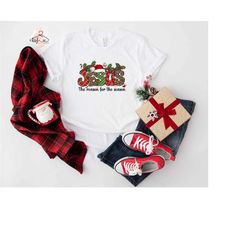 jesus shirt, jesus christmas shirt, jesus the reason for the season shirt, christmas season shirt, christian shirt, reli