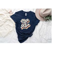 made in the 90's shirt, 90s shirt, birthday shirt, vintage 1990s shirt, vintage shirt, retro shirt, hippie shirt, raised