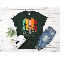 san diego california shirt, vintage san diego california trip shirt, surf san diego california shirt, travel shirt, beac