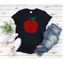 teacher love apple shirt teacher valentine's day teacher gift  teacher valentines outfit teacher life motivational t-shi