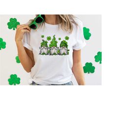 st patrick's day gnomes sweatshirt, irish day gnomes sweatshirt, saint patrick's shirt, irish day shirt, clover shirt, l