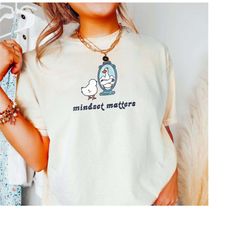 mindset matters funny mental health shirt duck shirt silly goose shirt manifest shirt trendy womens graphic tshirt cute