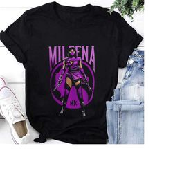 mortal kombat mileena t-shirt, mileena shirt fan gifts, mortal kombat shirt, mortal kombat game shirt, mk shirt, mortal