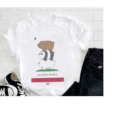 we bare bears cali stack t-shirt, we bare bears shirt fan gifts, we bare bears cartoon network shirt, we bare bears vint