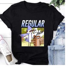 regular show mordecai and rigby t-shirt, regular show shirt fan gifts, regular show vintage shirt, regular show graphic