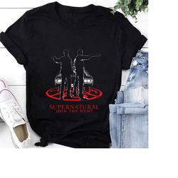 supernatural winchesters by car light t-shirt, supernatural join the hunt shirt, supernatural shirt fan gifts, sam and d