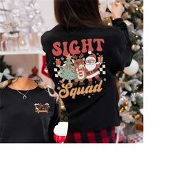 christmas sight squad shirt, christmas optometry shirt, ophthalmologist shirt, optician christmas tee, optometrist shirt