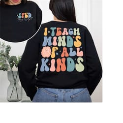 special education teacher shirt, i teach minds of all kinds shirt, sped teacher gift, back to school tee, gift for teach