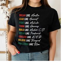 black history shirt, black history month sweatshirt, dream like martin sweatshirt, blm shirt, equality shirt, black hist