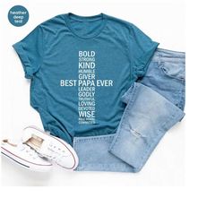 best papa ever shirt, dad christian shirt, papa cross shirt, fathers day gift, christian dad gift, religious father shir