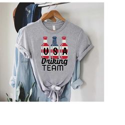 usa drinking team shirt, 4th of july drinking team gift, beer shirt, american flag shirt, usa shirt,fourth of july gift,