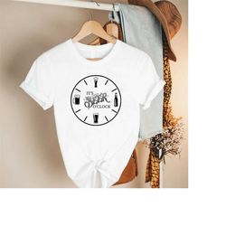 funny drinking shirt, beer o'clock shirt, bachelor party shirt,beer shirt,alcohol shirt,beer lover shirt,drinking party