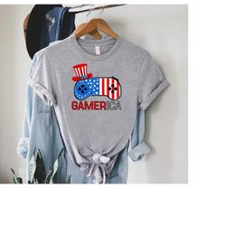 gamerica shirt, 4th of july gamer tshirt, patriotic gamer 4th of july gifts, independence day shirt,american flag patri