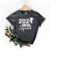2024 grad squad, graduation shirt, senior 2024 shirt, graduation gift, class of 2024 shirt, collage graduate, senior gif