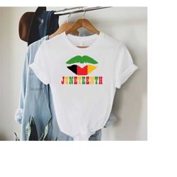 juneteenth lips shirt, afro lips tee, freedom day shirt, juneteenth tee, black history shirt, black lives matter shirt,