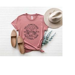 yellowstone park t-shirt, yellowstone t-shirt, wildlife, yellowstone national park shirt, retro shirt, vintage shirt, ca