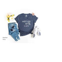 cat mom shirt, mother of cats shirts, gift for cat mom, cat gifts for her, cat adoption shirt, cat owner gift, pet owner